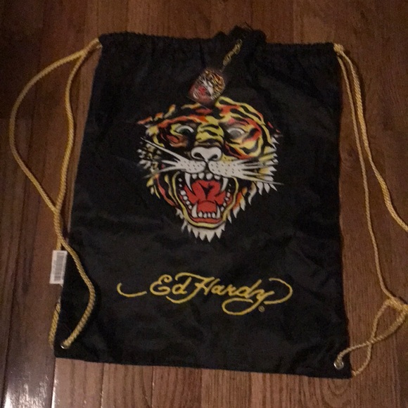 Ed Hardy Handbags - Ed Hardy drawstring bag-NWT